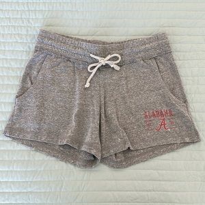 University of Alabama casual gray shorts with pockets